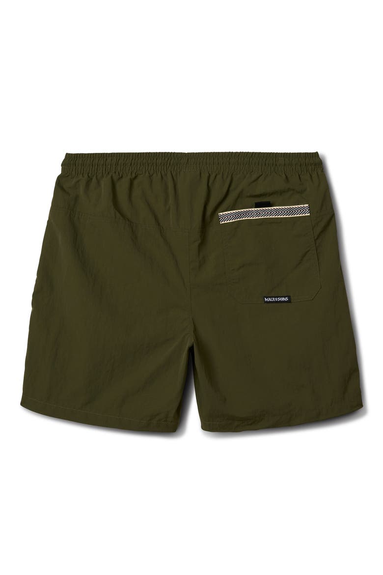 Skyburn Adventure Drawstring Shorts, Alternate, color, OLIVE