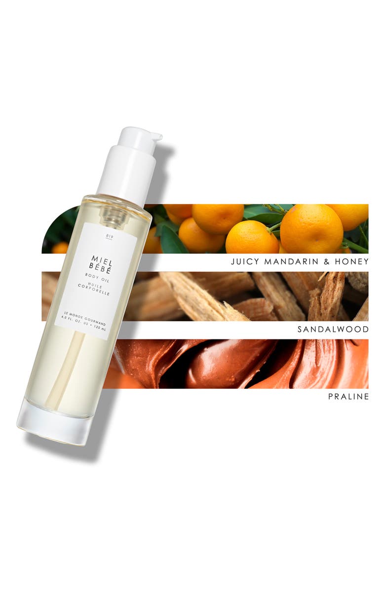 LE MONDE GOURMAND Miel Bébé Body Oil, Alternate, color,