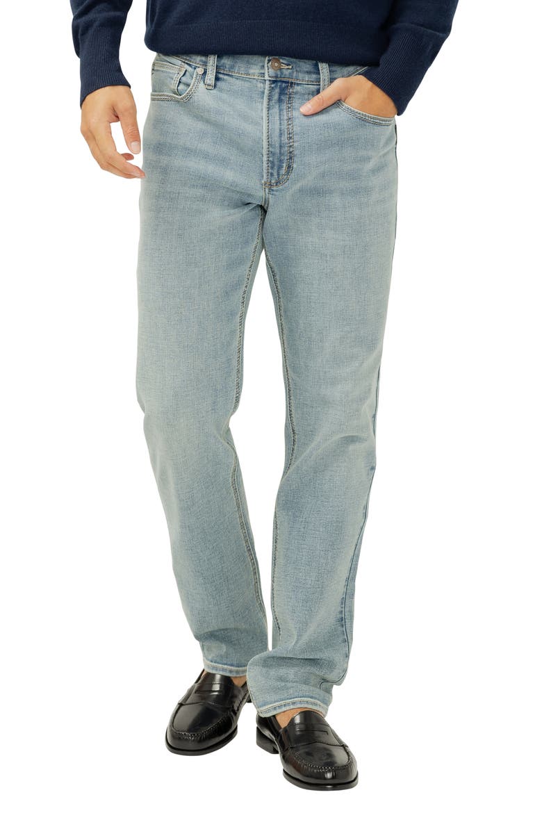 Eddie Athletic Fit Tapered Jeans, Main, color, DAYTONA
