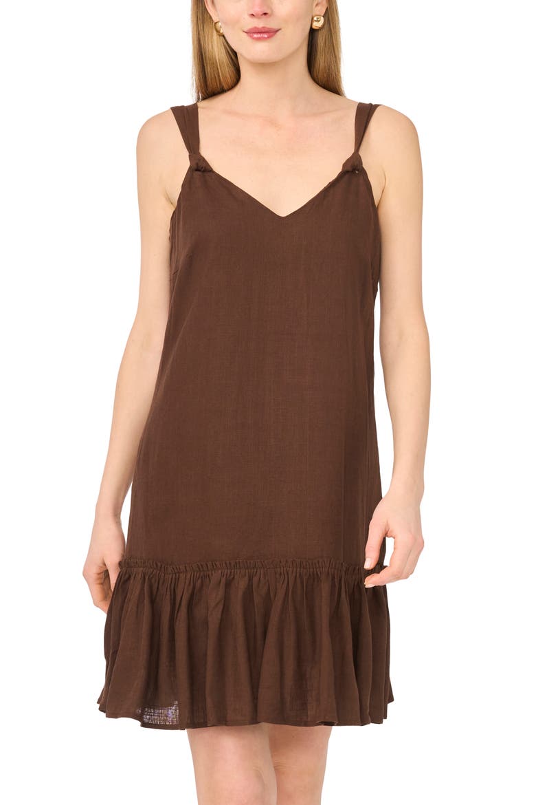 Drop Waist Dress, Alternate, color, CAPPUCCINO