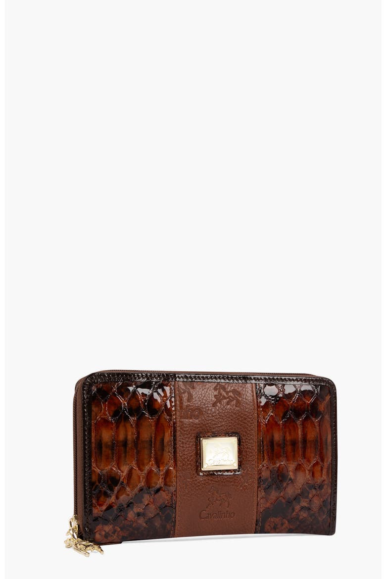 Honor Leather Wristlet Wallet 213, Alternate, color, Camel Brown