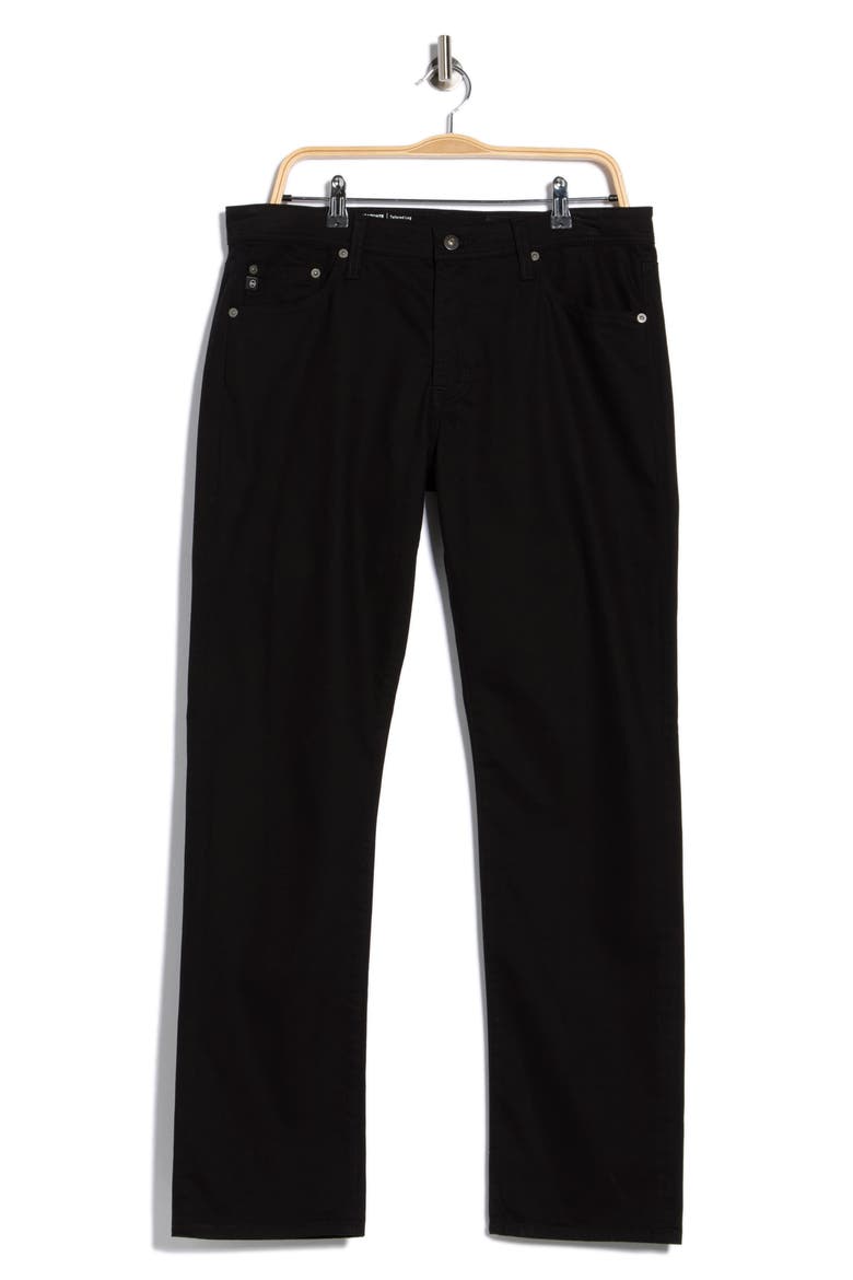 Graduate Tailored Straight Leg Jeans, Alternate, color, TRUE BLACK