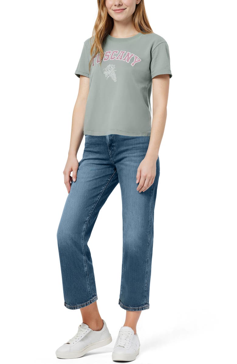 Wildfox Jamie Tuscany Graphic T-Shirt, Alternate, color, Iceberg Green