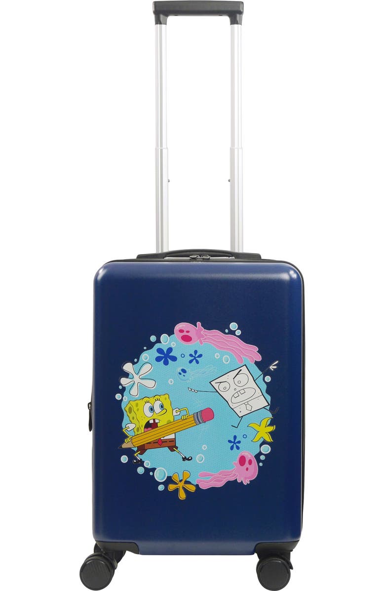 Ful Nickelodeon SpongeBob SquarePants 22.5" Carry-On Luggage, Alternate, color, Blue
