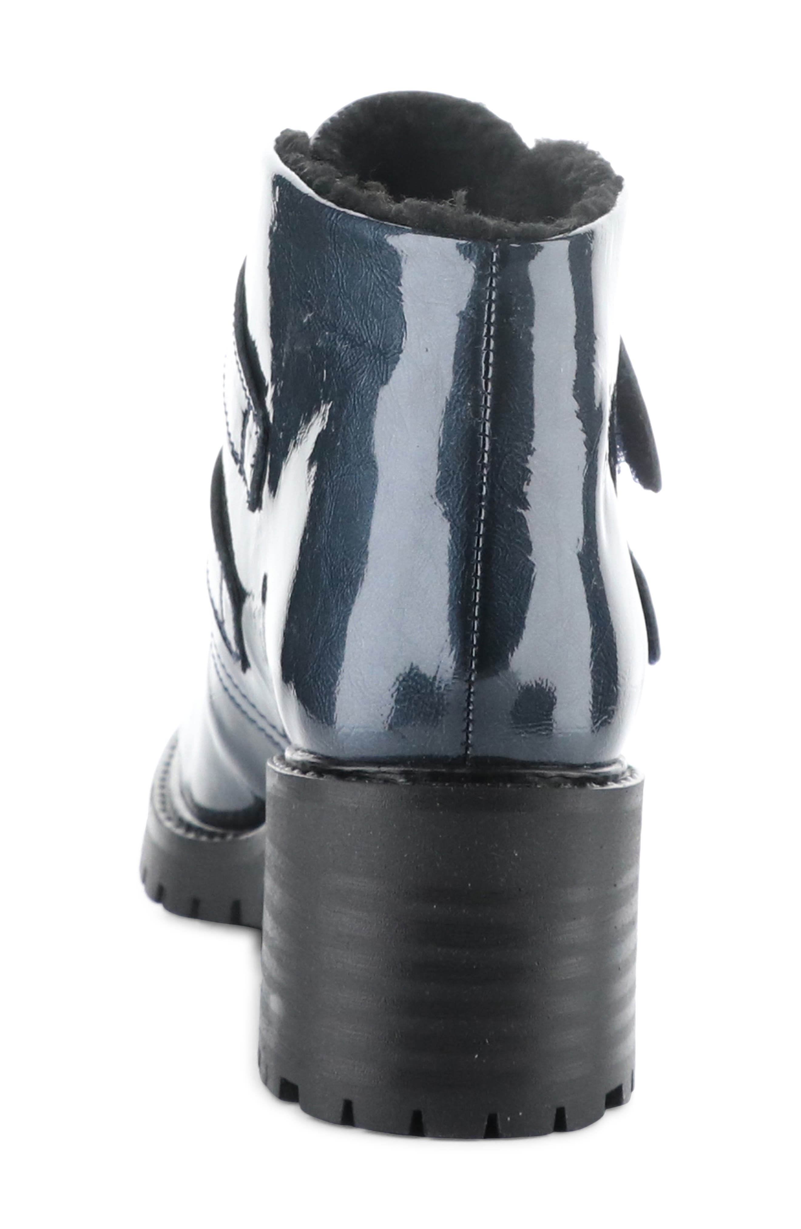 Issey Bootie, Alternate, color, BLUE MASCARA PAT/MIN