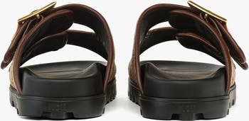 Sandals in Lauretos Raffia Jacquard