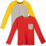Mightly Organic Cotton Kids Long Sleeve T-Shirt 2-pack
