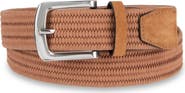 Cole Haan Braided Stretch Suede Belt