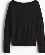 H&M Fine-knit One-shoulder Top