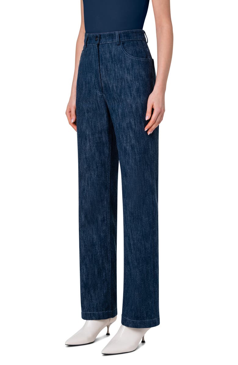 Akris punto Conor Straight Leg Jeans, Alternate, color, 