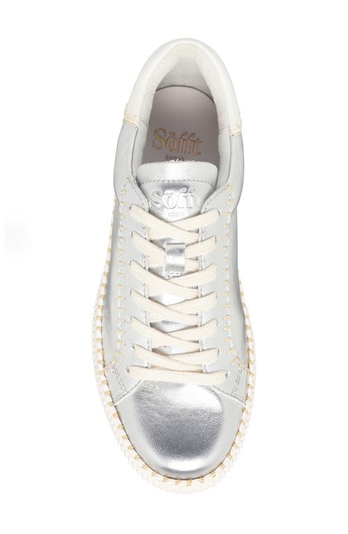 Söfft Frazier Sneaker In Silver/true White