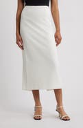 KASPER Stretch Midi Skirt