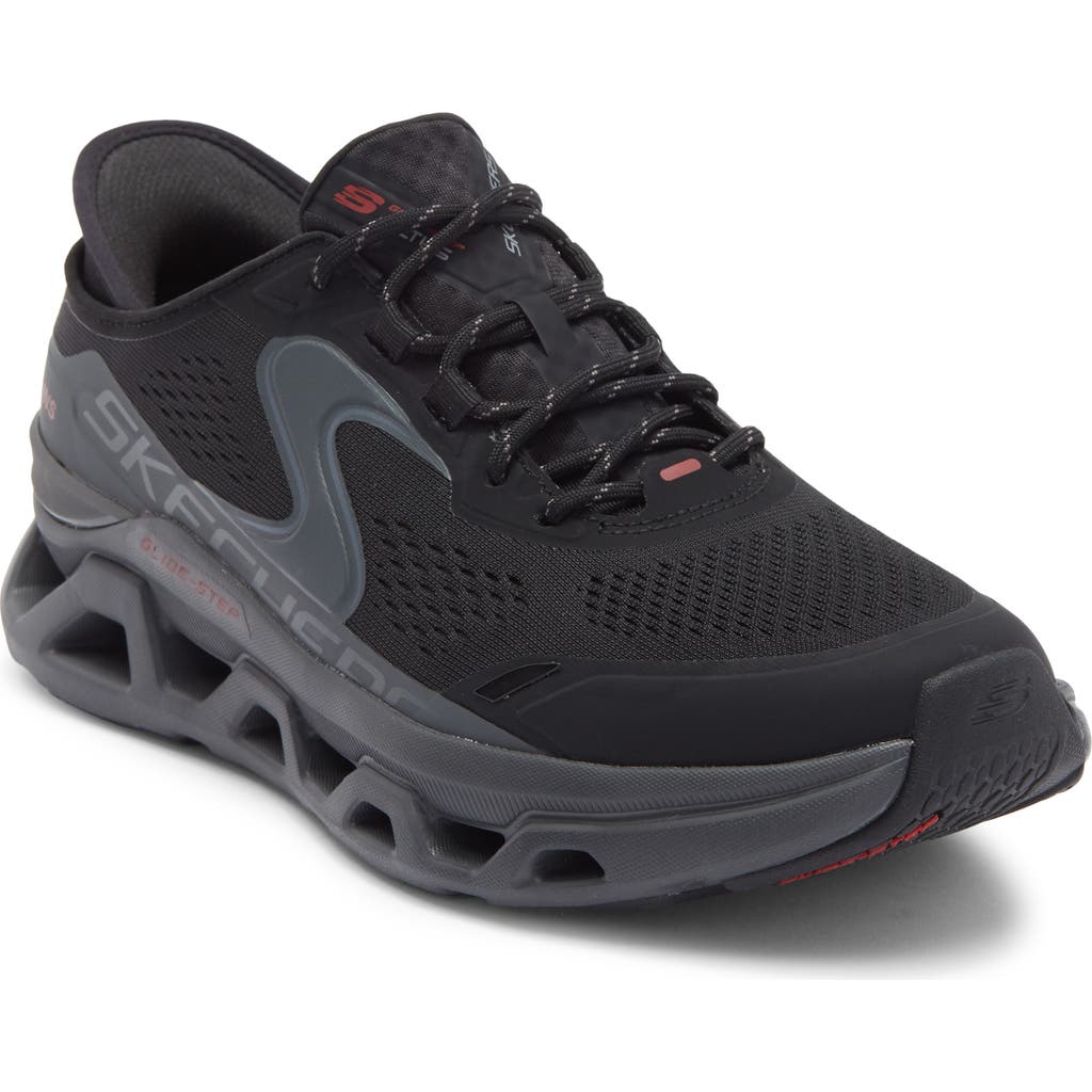 Skechers Glide-step Slip-on Sneaker In Black