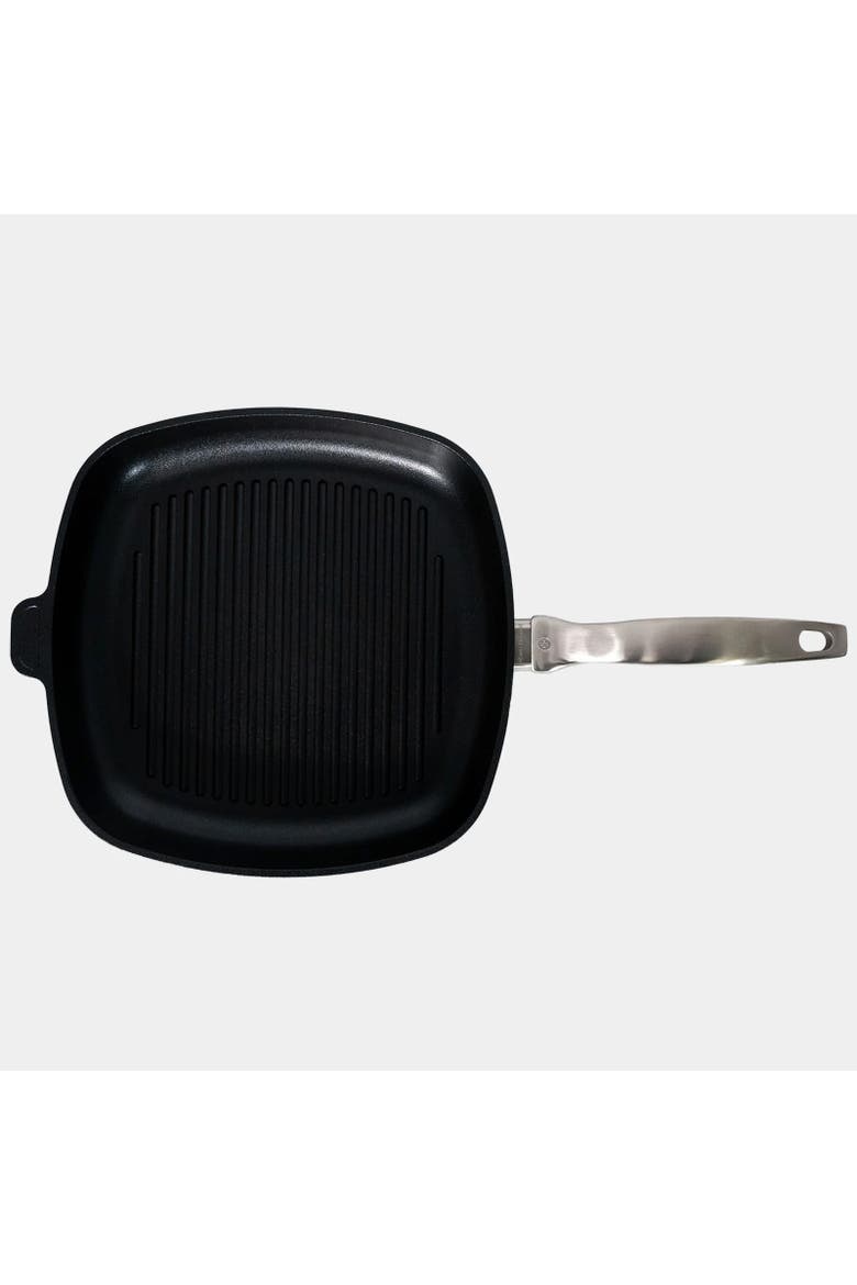 CHD Nonstick 11-Inch x 11-Inch Square Grill Pan, Alternate, color, Black
