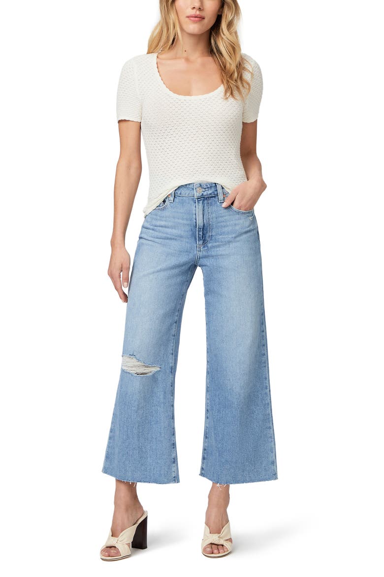 Galiene Eyelet Top, Alternate, color, IVORY