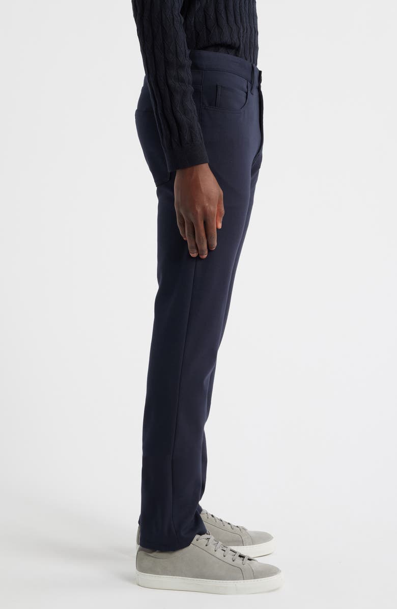 Emporio Armani Straight Leg Pants, Alternate, color, Solid Blue Navy