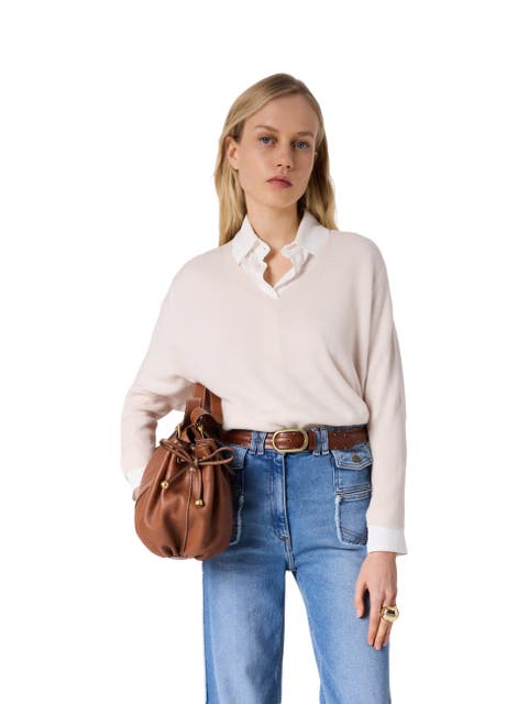 Lenae V-Neck Loose Fit Jumper
