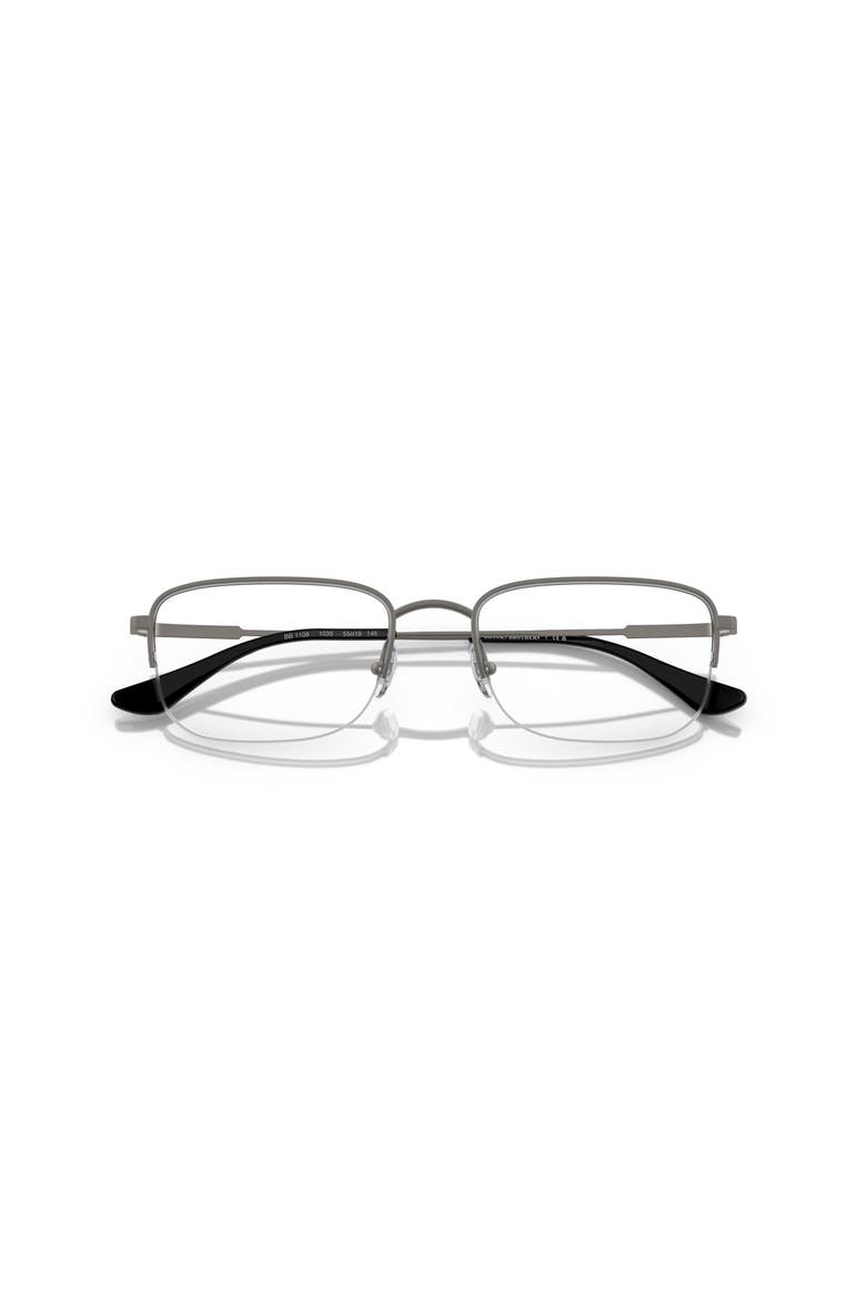 55mm Rectangle optical glasses, Alternate, color, Grey