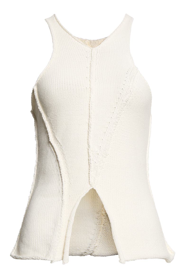 Eddy Cotton Blend Sweater Tank, Alternate, color, IVORY