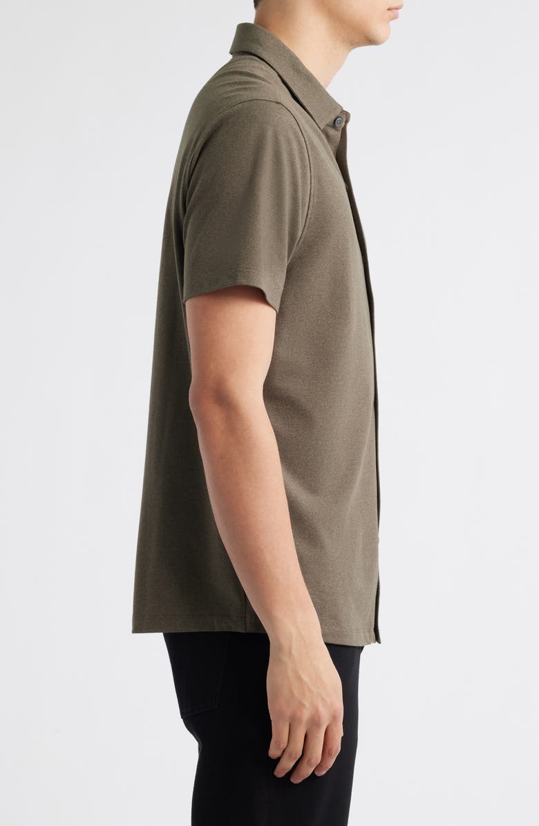 Robert Barakett Harker Short Sleeve Knit Button-Up Shirt, Alternate, color, 