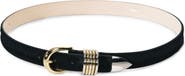 Déhanche Hollyhock Genuine Calf Hair Belt