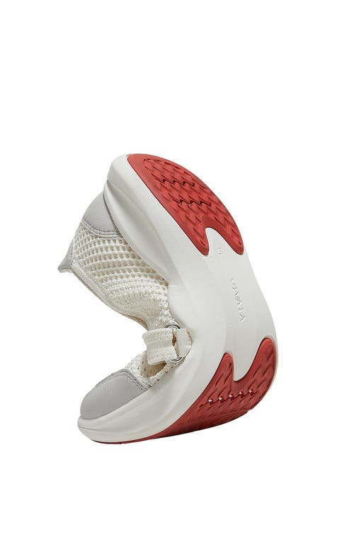 Vivaia Round-toe Mesh Mary-jane Sneaker Flats In Gray