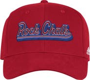 adidas Men's adidas Red Kansas Jayhawks Chant Flex Hat
