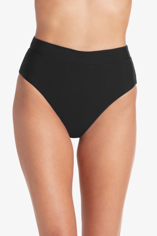 Helen Jon Soft Band High Waist Bottom In Black