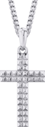 Michael M Men's Tetra Cross Pendant
