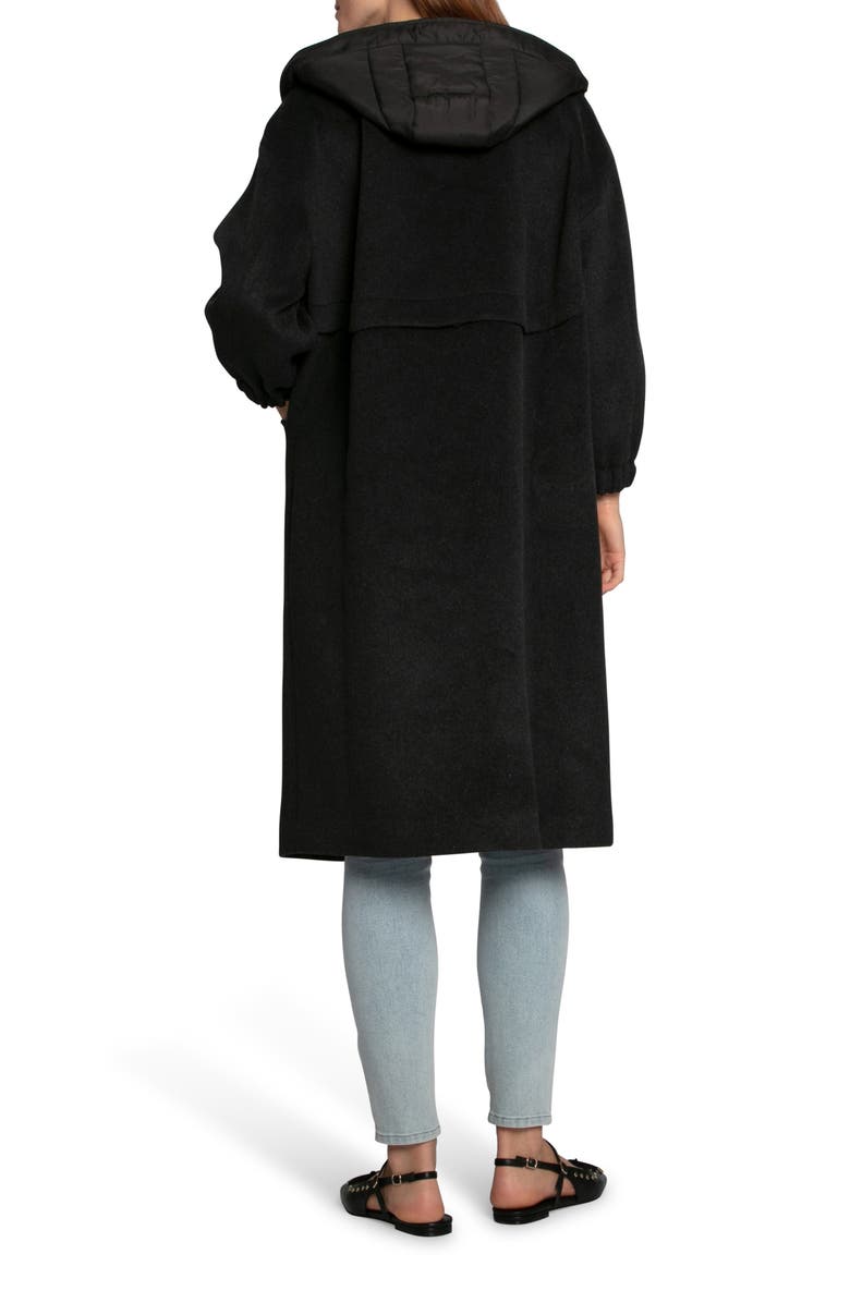 Belle & Bloom Fantasy Land Wool Blend Coat, Alternate, color, Charcoal