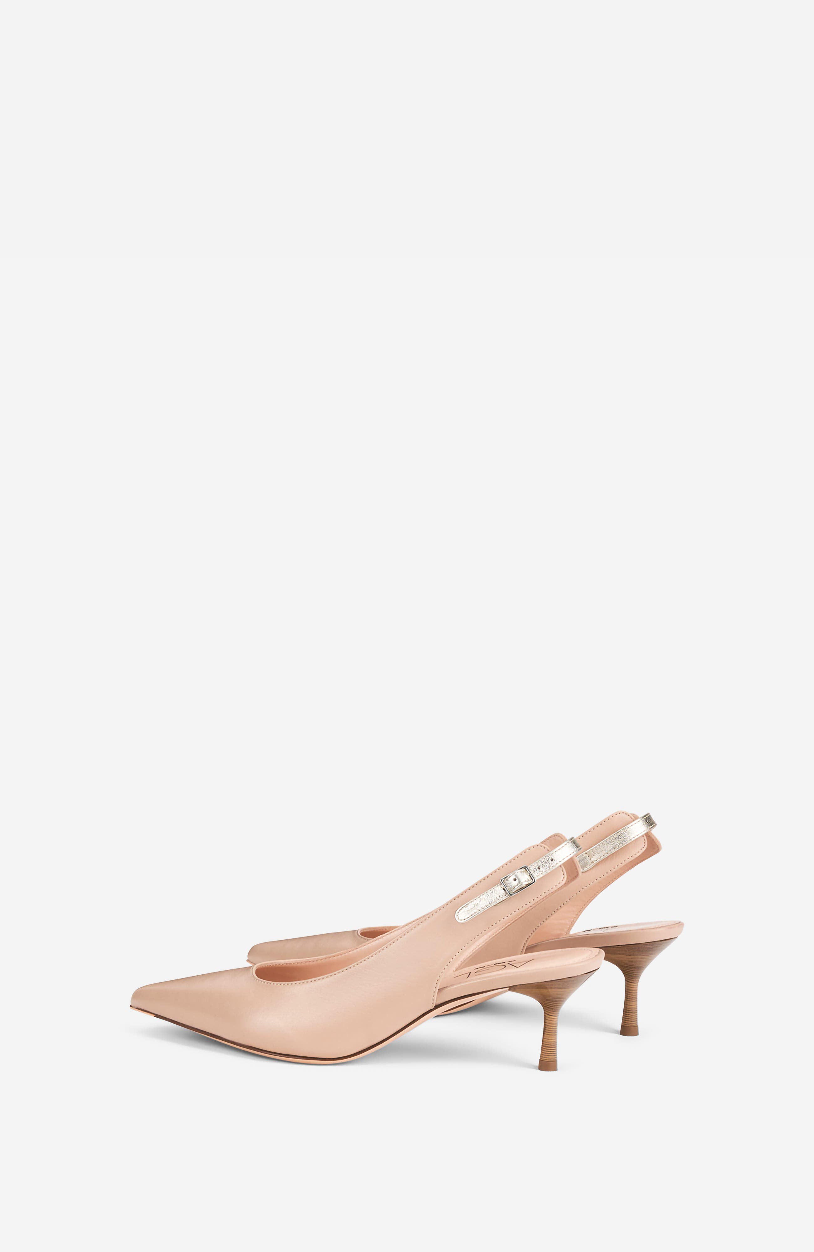 AGL Stana Leather Sling Back, Alternate, color, Powder Pink