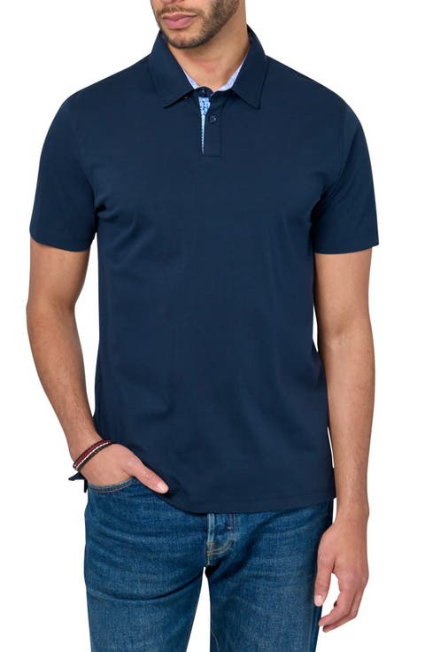 Slim Fit Solid Short Sleeve Polo