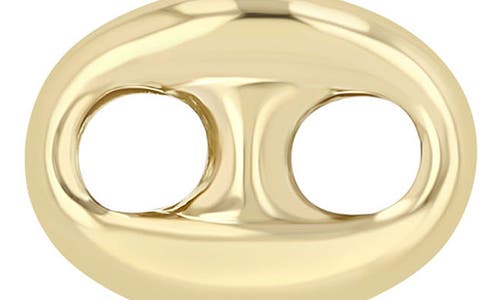 Zoë Chicco 14k Gold Large Puffed Mariner Link Stud Earrings In 14k Yellow Gold