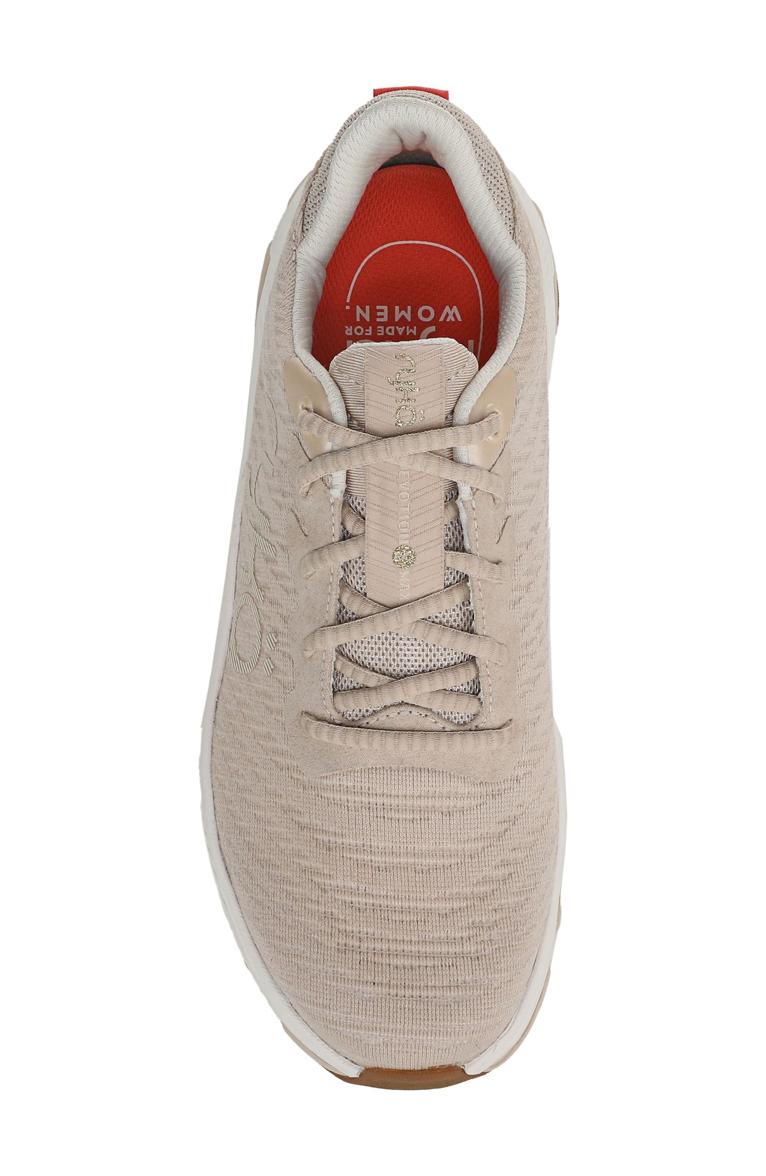 Devotion X Max Walking Sneaker, Alternate, color, BEIGE TONAL METALLIC