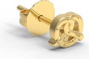 Whit Jewelry 14K Yellow Gold Pretzel Stud