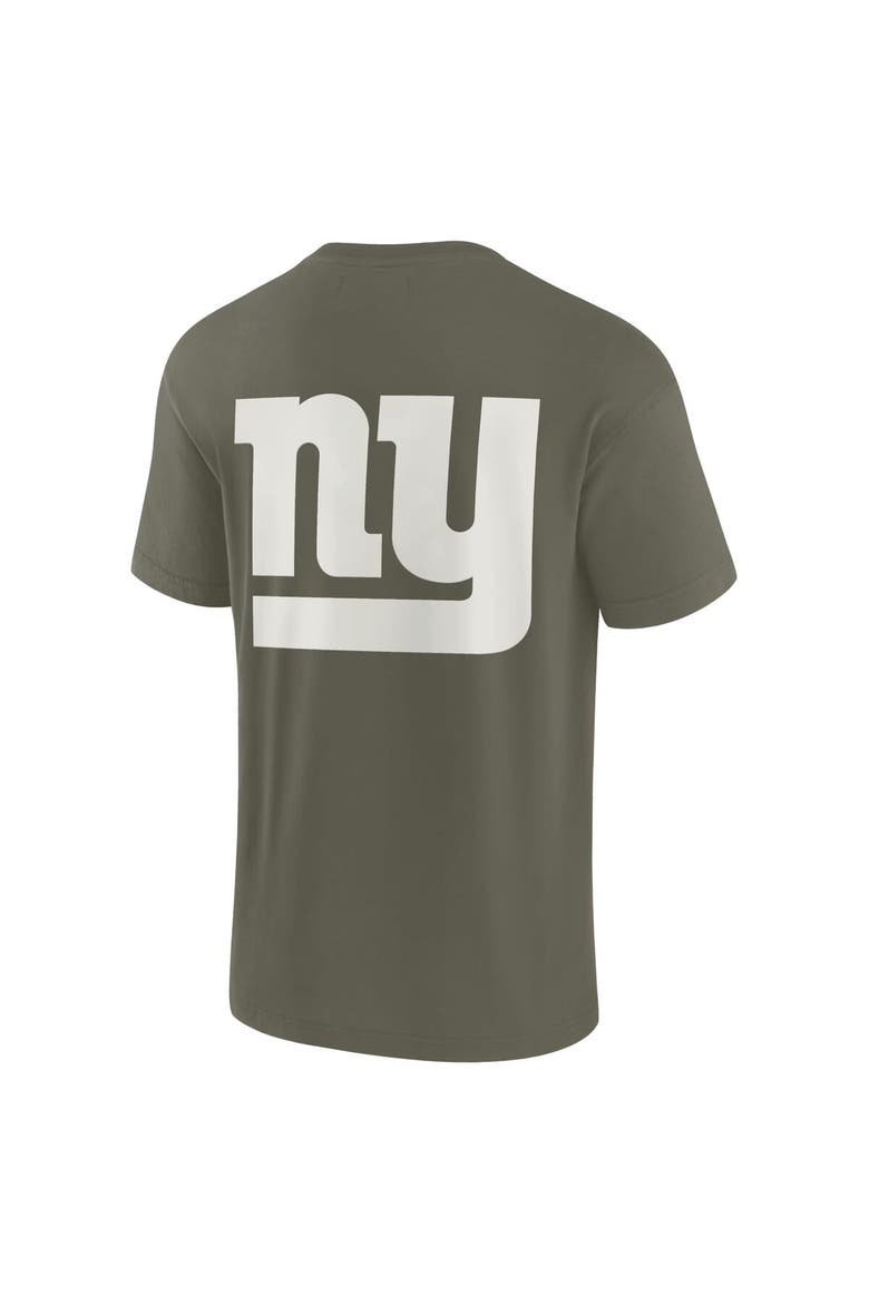 Unisex Fanatics Signature Olive New York Giants Elements Super Soft Short Sleeve T-Shirt, Alternate, color, Olive