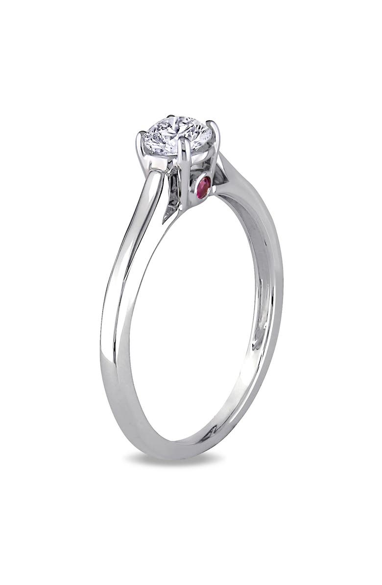 Julianna B. 1/2 CTW Diamond Solitaire Engagement Ring 14k, Alternate, color, 14K White Gold