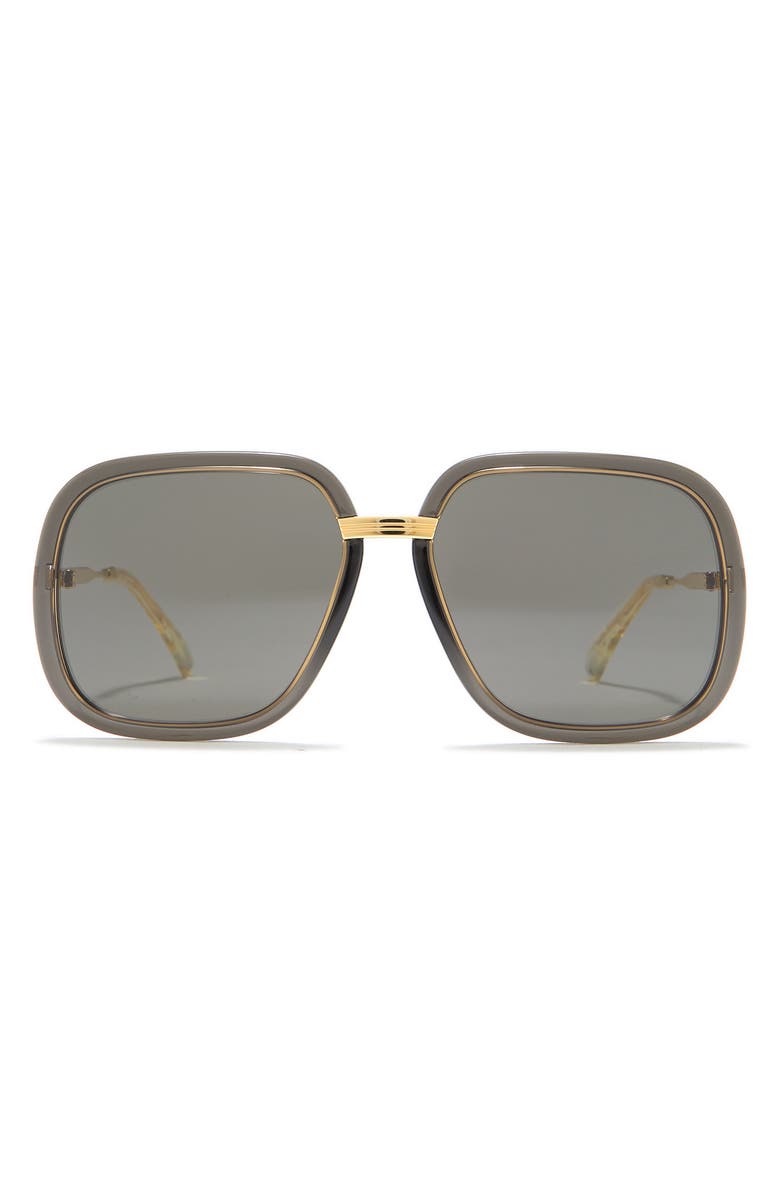 Gucci 60mm Square Sunglasses, Main, color,