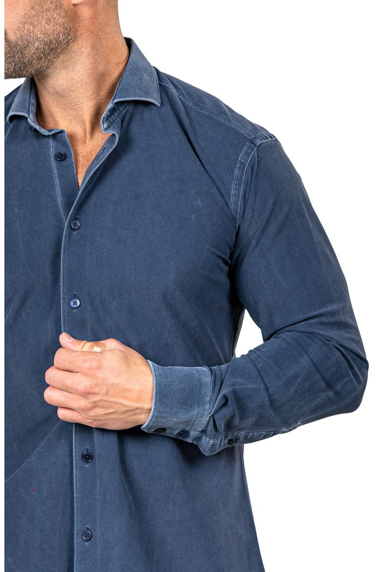 Eins Marthy Contemporary Fit Button-Up Shirt, Alternate, color, BLUE