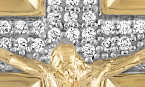Shop Esquire Cubic Zirconia Cross Pendant