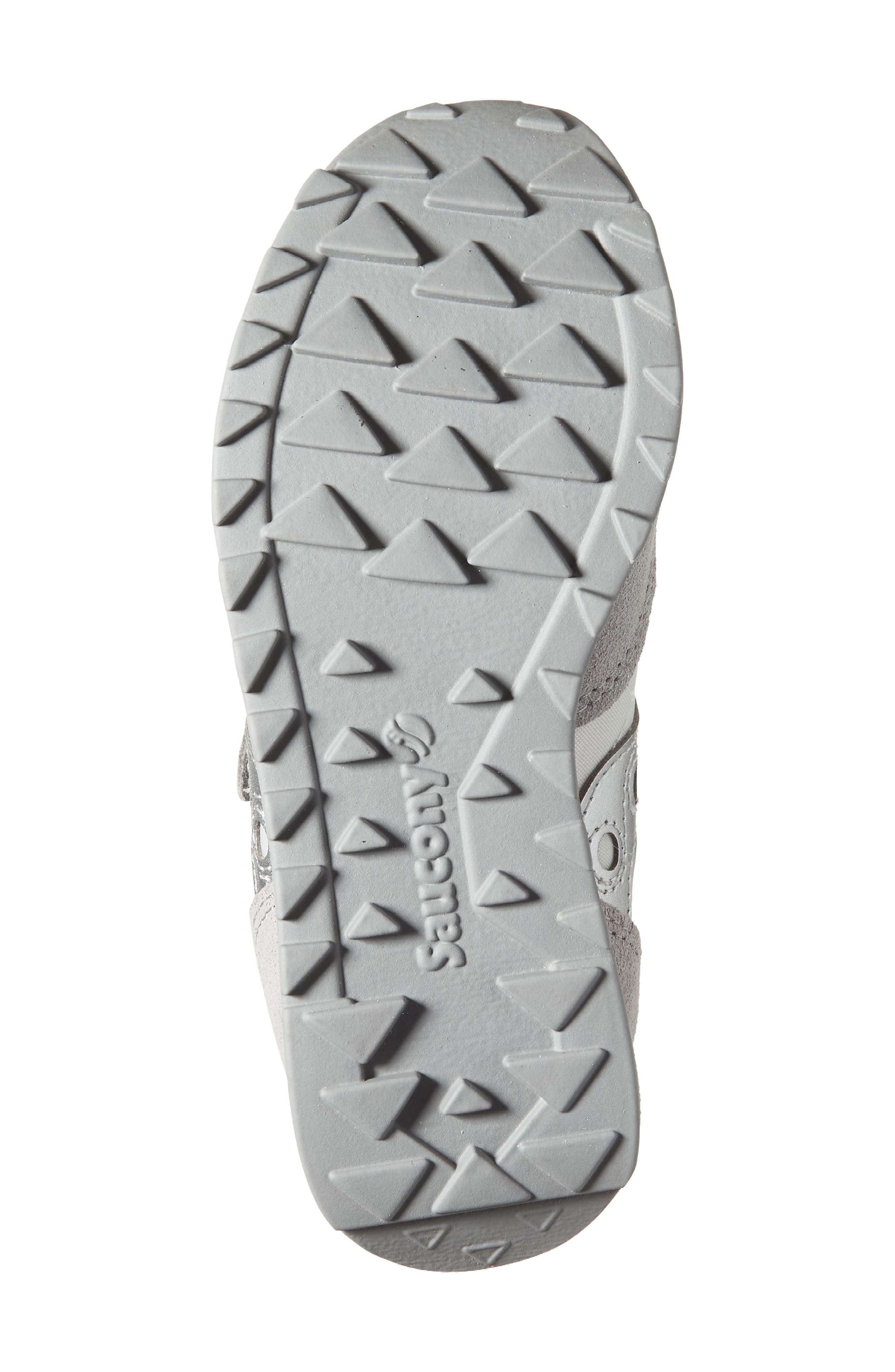 Saucony Jazz Double Hook & Loop Sneaker, Alternate, color, Grey/ Silver/ Pink