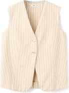 MANGO Pinstripe Suit Vest