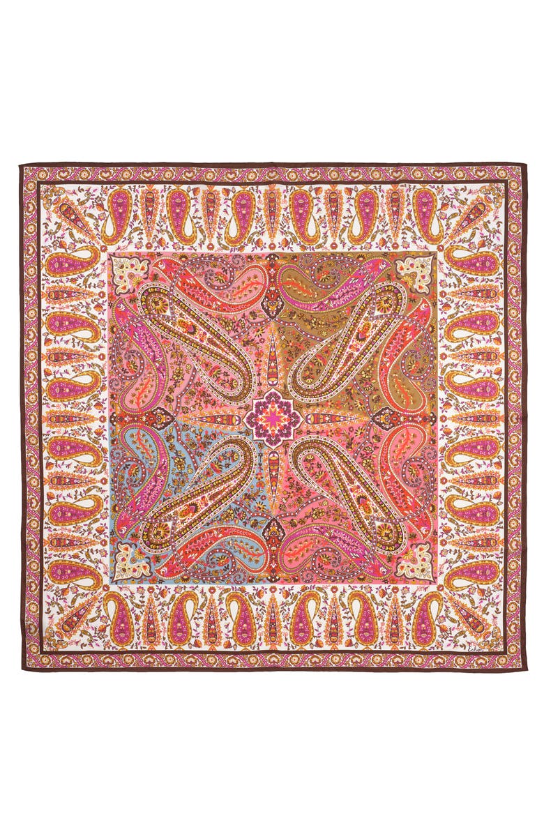 Echo Quadrant Paisley Square, Main, color, Azalea