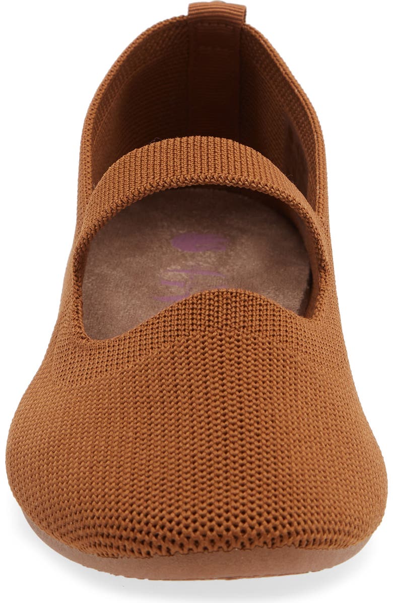 GLORIA VANDERBILT Solana Knit Mary Jane Flat, Alternate, color, Whiskey