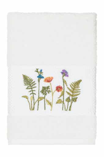 Linum Home Textiles Serenity Embellished Hand Towel - White