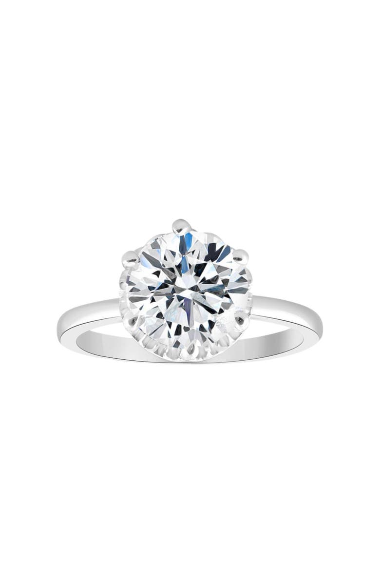 Bliss Diamond 3Ct Round Cut Certified Lab Grown Diamond Engagement Ring or Gold, Main, color, 