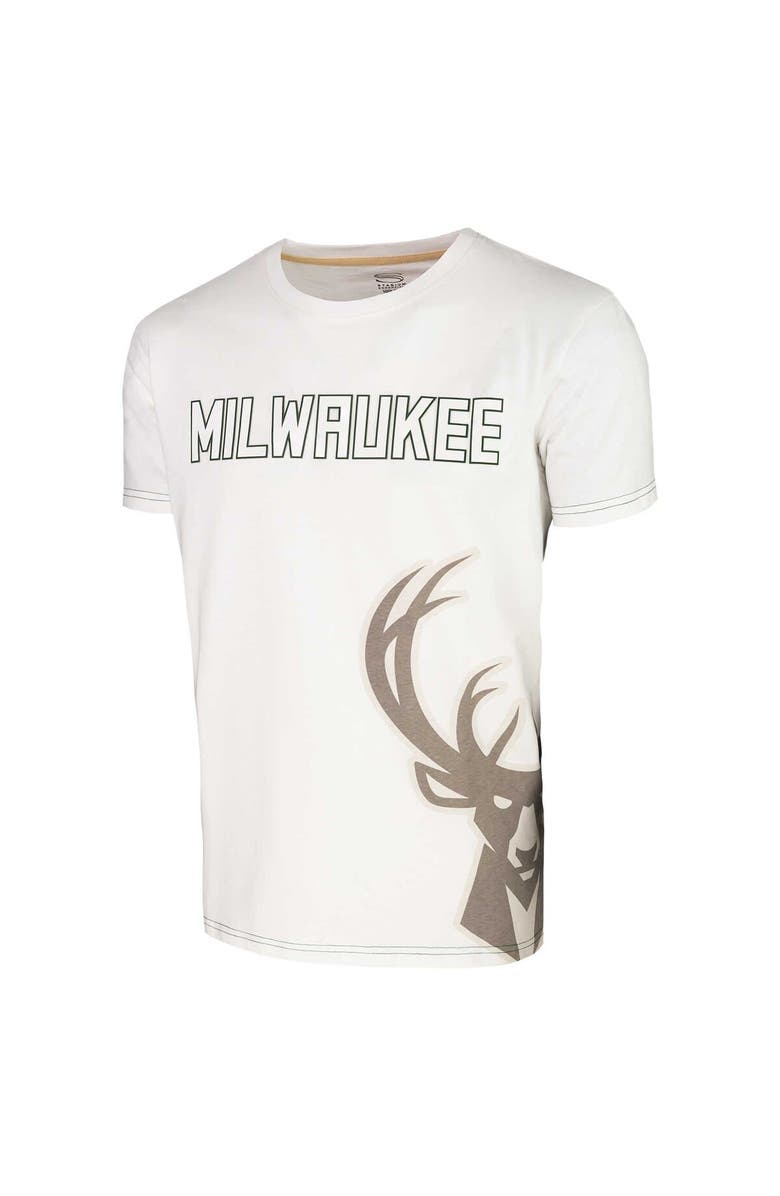 Stadium Essentials Unisex Stadium Essentials White Milwaukee Bucks Scoreboard T-Shirt, Alternate, color, White
