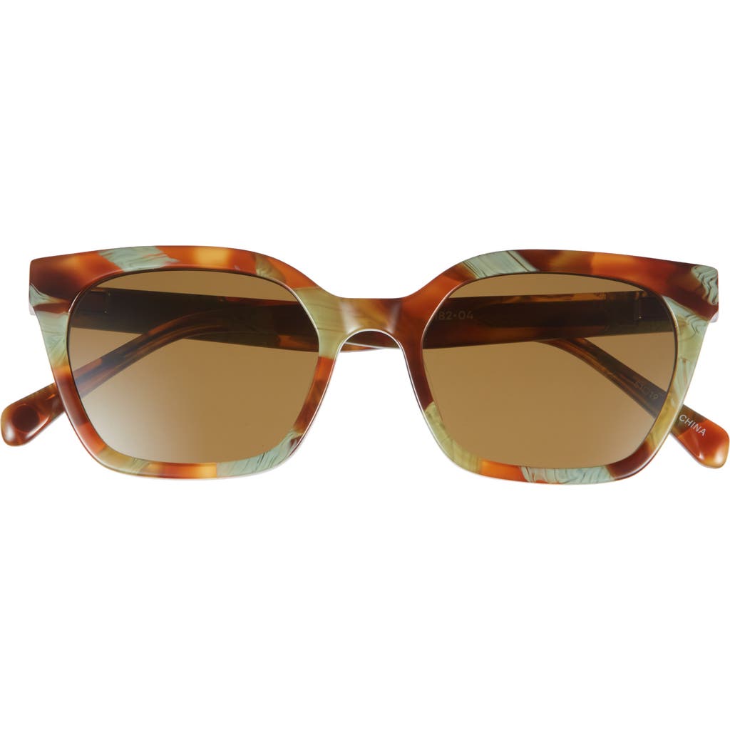 Eyebobs Overlook 50mm Polarized Sunglasses In Brown And Green Pattern