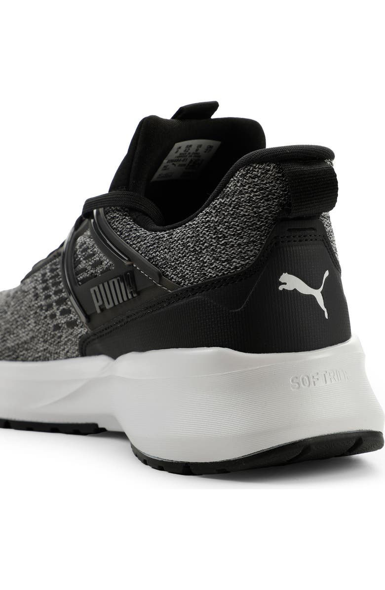 PUMA Outpace Heather Sneaker, Alternate, color, Puma Black/ Puma White
