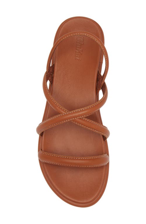 Olukai Tiare Slingback Sandal In Brown